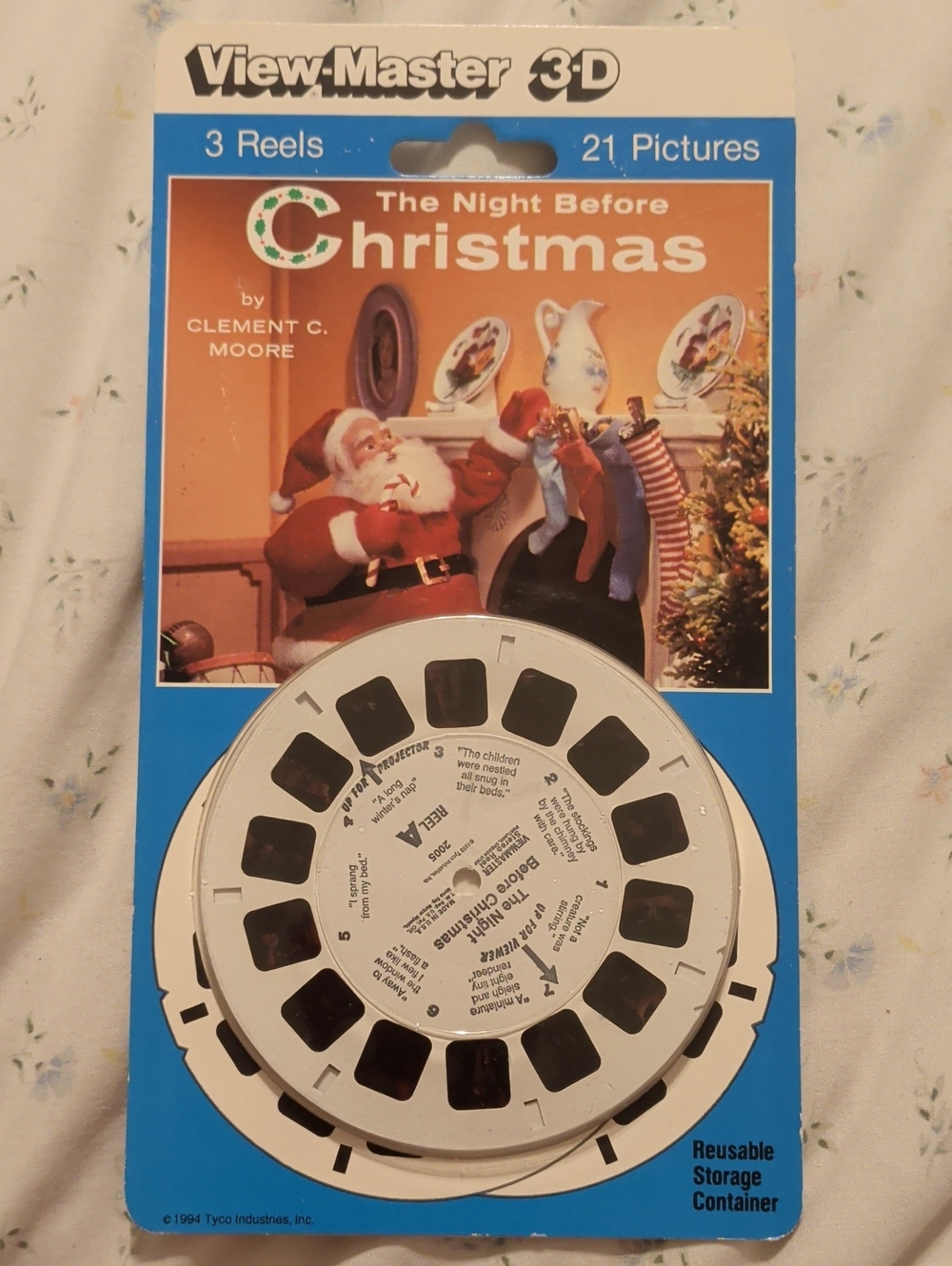 1994 New View-Master 3-D "The Night Before Christmas" Reels